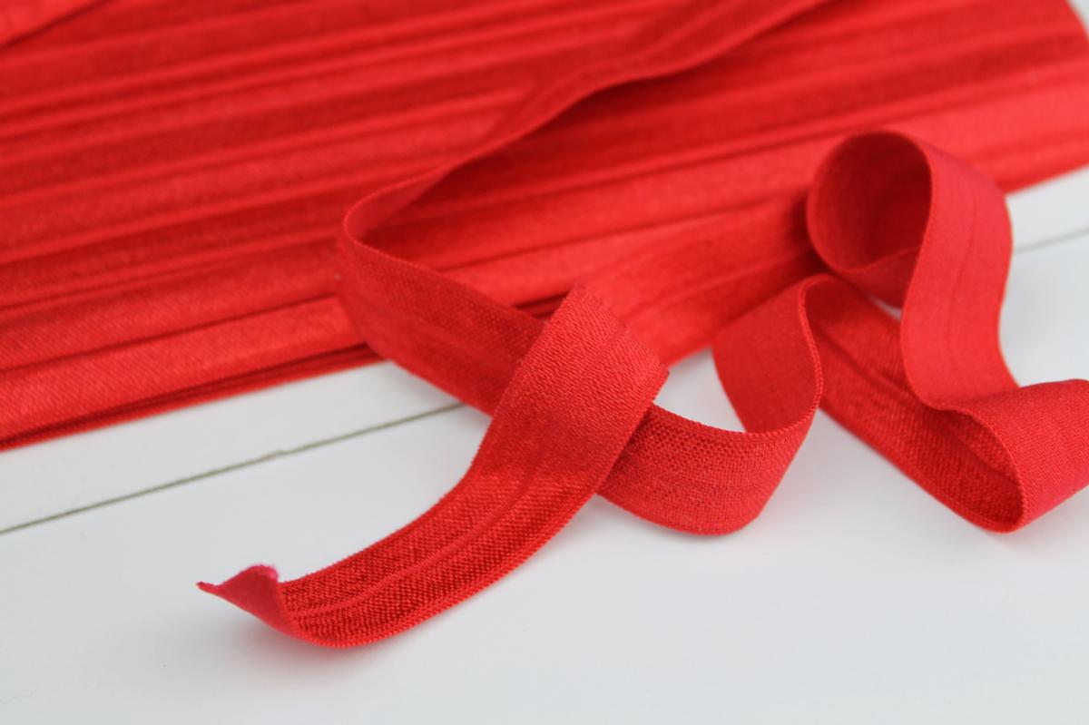 Elastisches Einfassband - rot